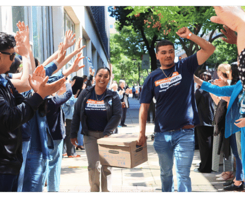 Better Roads, Safe Streets submits over 32,000 signatures to advance transportation measure Fresno BHC Staff walk one of fifteen boxes comprising of the 32,000 signatures collected by Better Roads, Safe Streets to advance the Better Roads, Safe Streets transportation measure