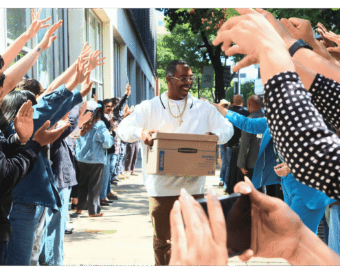 Better Roads, Safe Streets submits over 32,000 signatures to advance transportation measure Advocate walks one of fifteen boxes comprising of the 32,000 signatures collected by Better Roads, Safe Streets to advance the Better Roads, Safe Streets transportation measure