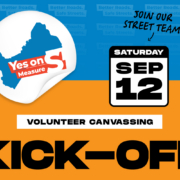 Yes on Measure S Canvassing Kick-Off September 12