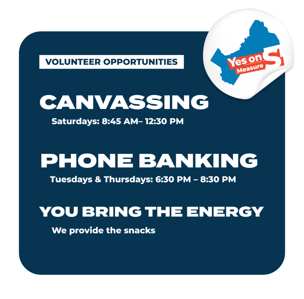 Volunteer Opportunities — Join the team! Canvassing and phone banking shifts