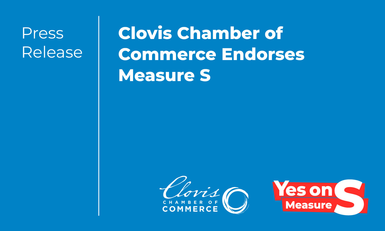 Clovis Chamber of Commerce endorses Measure S Clovis Chamber of Commerce endorses Measure S