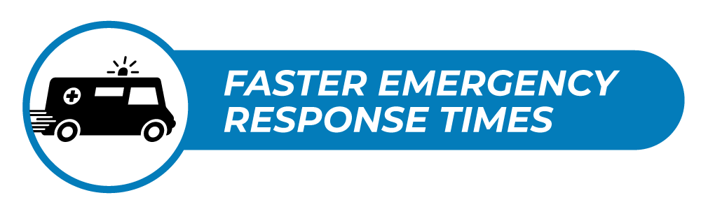 Faster Emergency Response Times